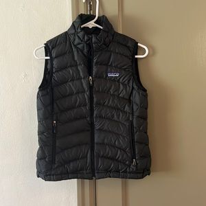Patagonia Black, light weight vest Small